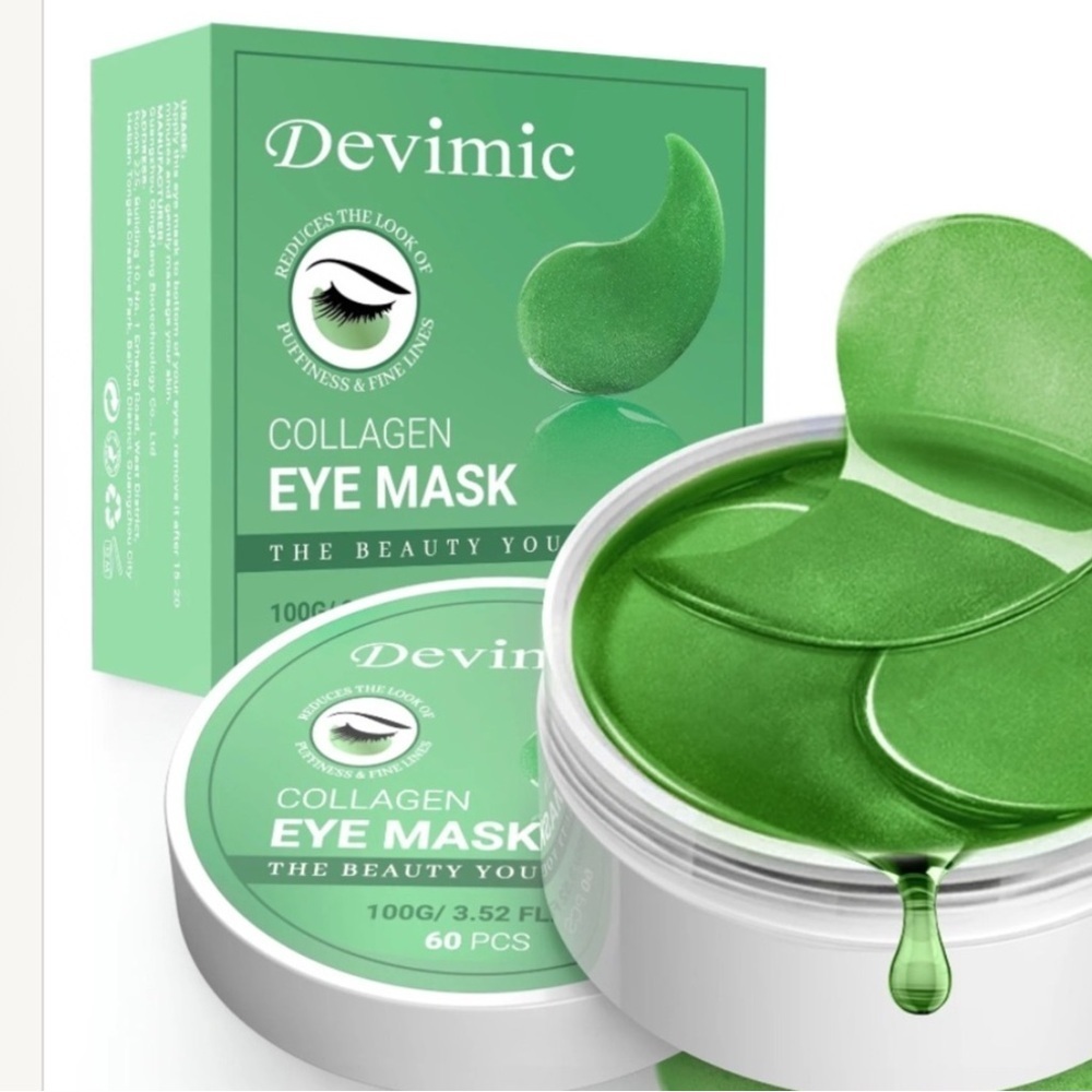 Devimic Collagen Eye Masks 60 Pieces Hydrating Under Eye Patches